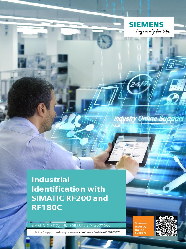Industrial Identification With SIMATIC RF200 and RF180C PDF Radio