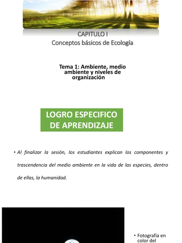 Clase 1 | PDF | Ecología | Naturaleza