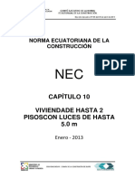 Capítulo 10 - Vivienda de Hasta 2 Pisos Con Luces de Hasta 5.0 M (2013)