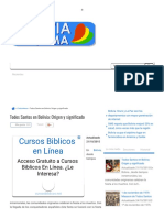 Acceso Gratuito A Cursos Biblicos en Línea. ¿Le Interesa?