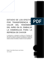 ESTUDIO DE LOS EFECTOS POR TRANSFERENCIA DE CALOR DEL FENÓMENO DEL NIÑO EN UNA REPRESA COLOMBIANA