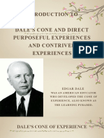 Introduction To Dale'S Cone and Direct Purposeful Experiences and Contrived Experiences