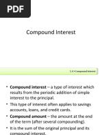 1.4 Compound Interest