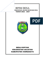 Cover RPJM Desa