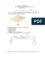 Evaluación Bimestral de Fisica Décimo Virtuales Tercer Bimestre