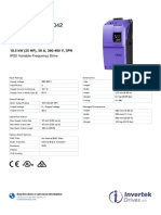Invertek Drives ODE-3-440390-3042 Datasheet