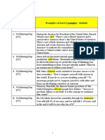 SS' Information Name (/ Ordinal Number) Examples (At Least 5 Examples / Student)