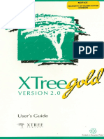 X Tree Gold 20 Users Guide