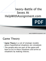 Game Theory-Battle of the Sexes