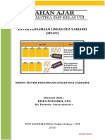 Pdfcoffee.com Bahan Ajar 3 Spldv Kelas Viii PDF Free