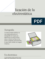 Aplicación de La Electrostática