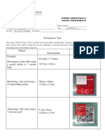 STM 003: General Physics 1 Teacher's Guide Module #6