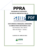 PPRA Ship América - 2021