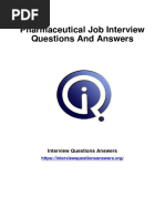 145 Pharmaceutical Interview Questions Answers Guide