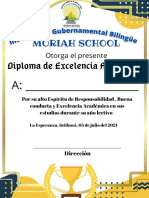 Diploma de Excelencia