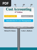 Cost Accounting: 6 Edition