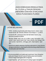 Asuhan Kebidanan Pada Remaja Dengan Dismenorea