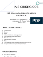 Materiais Cirúrgicos Pré Requisito em Área Básica Cirúrgica