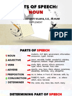Parts of Speech:: Rosyidah Jayanti Vijaya, S.E., M.Hum