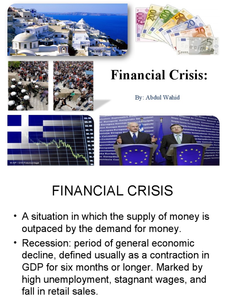 Financial Crisis:: By: Abdul Wahid | PDF | 1997 Asian Financial Crisis