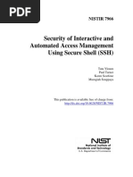 Security of Interactive and Automated Access Management Using Secure Shell (SSH)