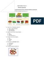 Soal Latihan Tema 3 Bahasa Indonesia