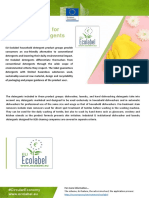 The EU Ecolabel for Houshold