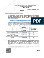 Public Announce NEETPG - 2021