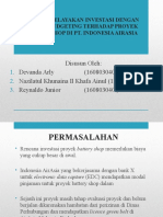 Analisis Kelayakan Investasi Dengan Capital Budgeting Terhadap Proyek