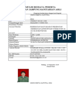 Formulir biodata pelatihan sanitarian