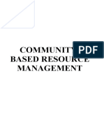 Community-Based Forest Management Policies
