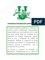 Programa de RCP actualizado