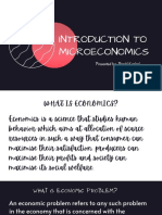 Introduction To Microeconomics