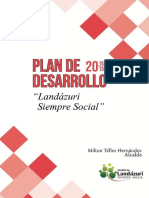Plan de Desarrollo 2016 - 2019 Landazuri