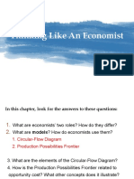 Thinking Like An Economist: Models and Trade-Offs