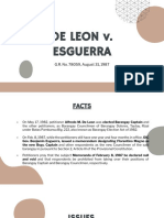 DE LEON v. ESGUERRA