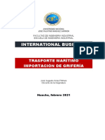 Tarea 5 Costo de Flete Griferia 2021