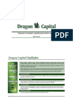 Corporate Presentation_Dragon Capital_Estimates of market capitalization before an IPO