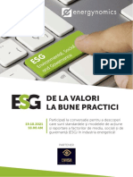 19 Oct 2021 - ESG - de La Valori La Bune Practici