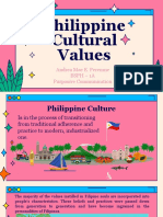 Philippine Cultural Values