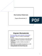 Organic Biomaterials and Their Applications in Biomedical Engineering