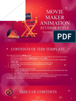 Movie Maker Animation Studios Style Workshop by Slidesgo
