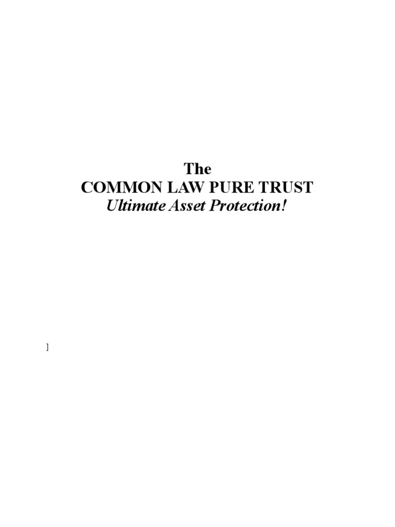 common-law-trusts-6-0-pdf-precedent-trust-law