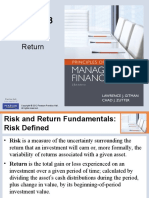 Risk and Return: All Rights Reserved