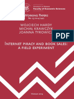 Internet Piracy and Book Sales: A Field Experiment: Working Papers