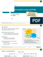 Implicit Analysis Usimg LS-DYNA