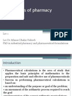 Principles of Pharmacy Practice
