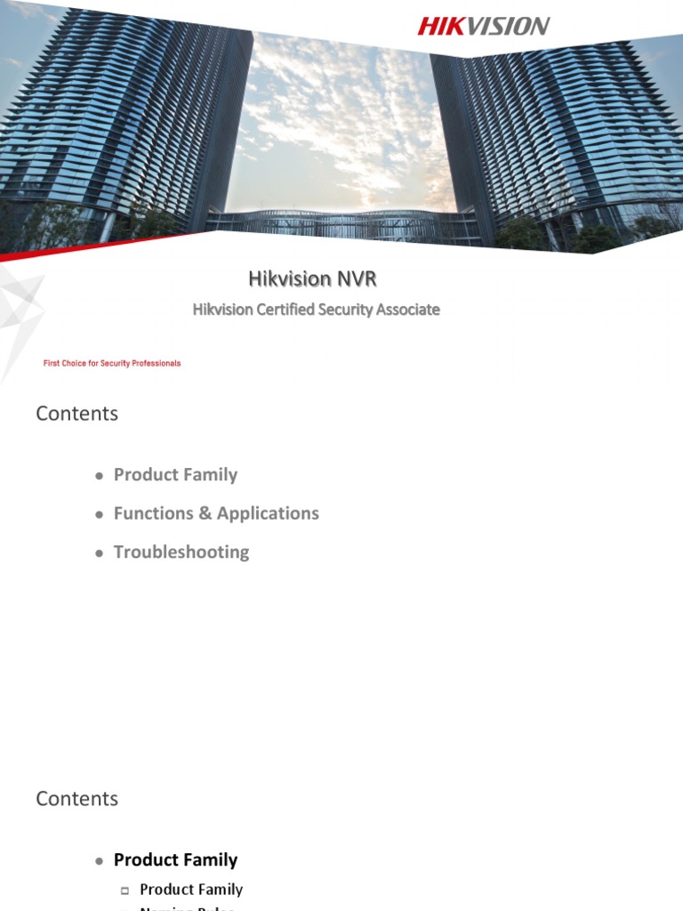 Hikvision NVR Setup and Management Guide | PDF | Hard Disk Drive ...