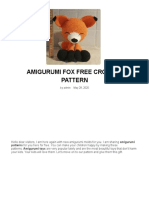 Amigurumi Fox Free Crochet Pattern Free Amigurumi Patterns