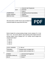 Soal Akm Numerasi Paket D